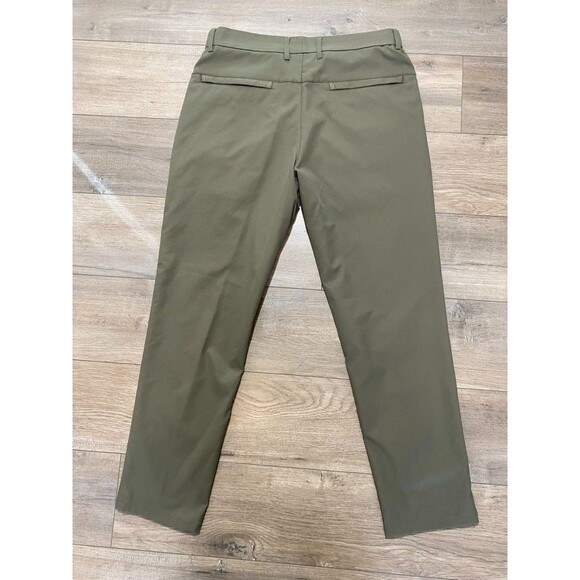 Jack Archer Jetsetter Performance Mens 31X28 Olive Smart Tech Chino Golf Pants - Picture 6 of 8